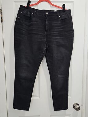 Time and Tru Black Washed Jeans